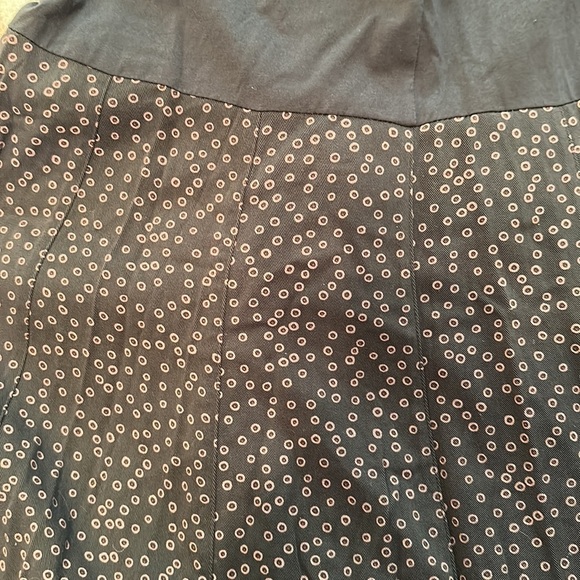 Thought brand polka dot grey long sleeve v neck panel midi dress size 14 - Picture 7 of 7